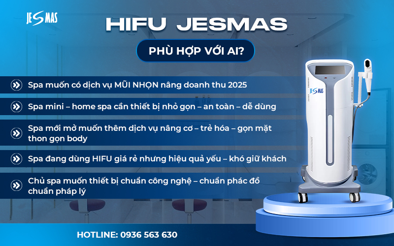 Máy Hifu Jesmas phù hợp với ai